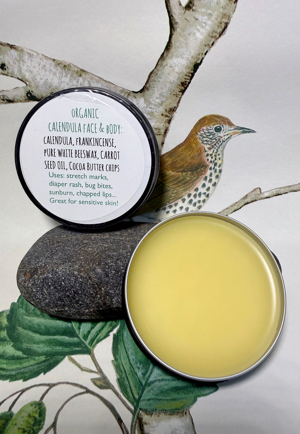 Organic Calendula Salve: Face & Body