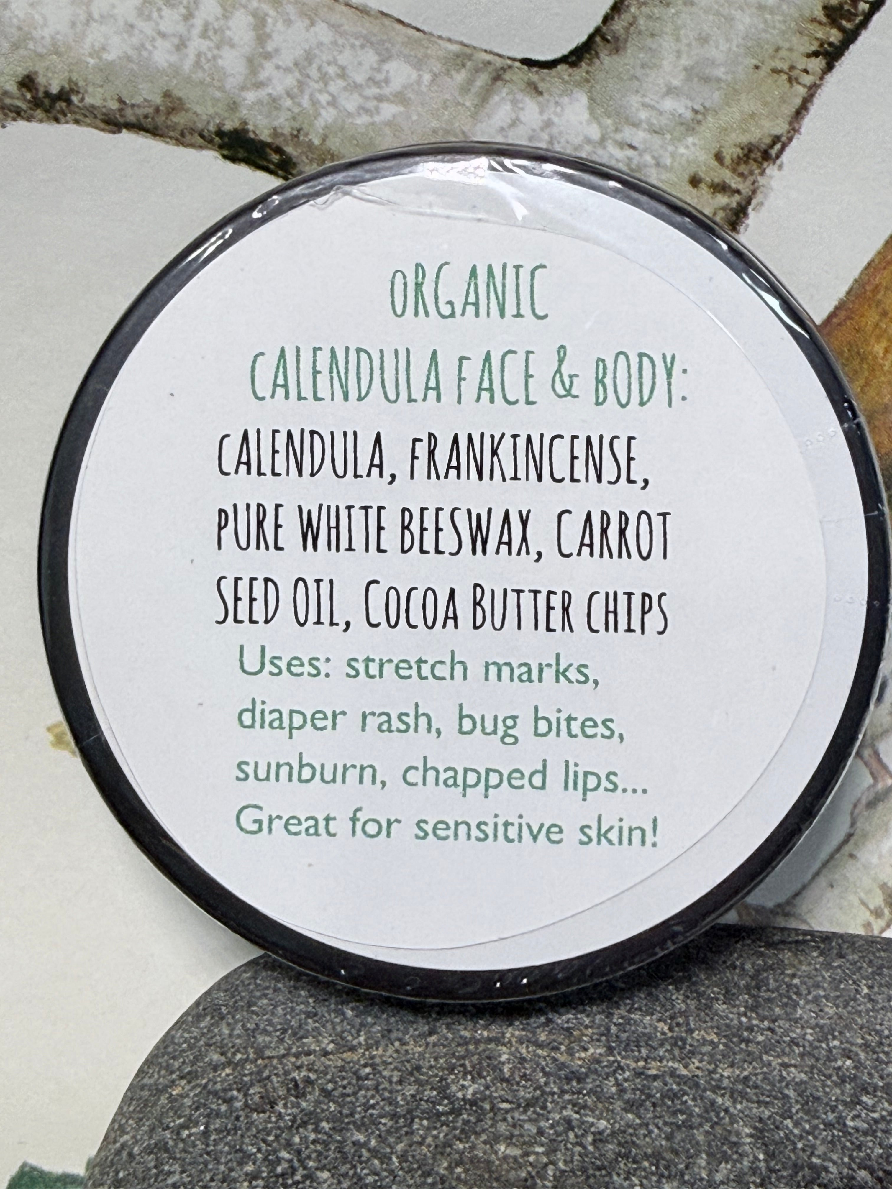 Organic Calendula Salve: Face & Body