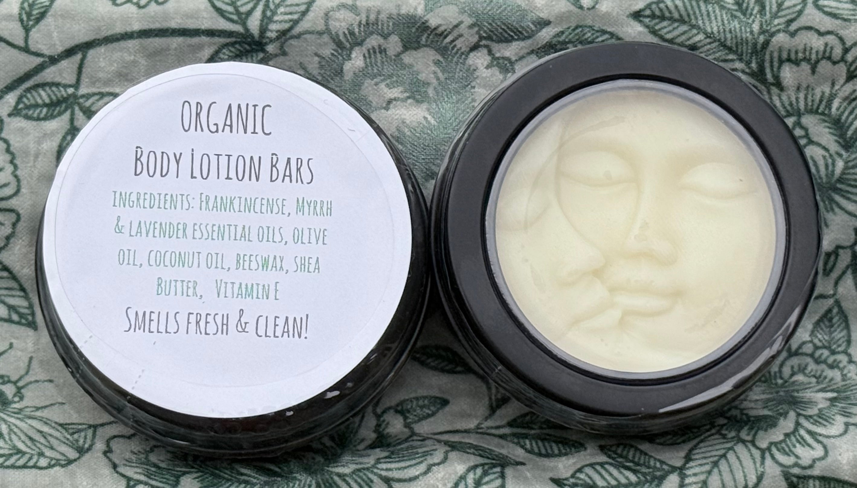 Organic Frankincense Myrrh Lotion Bars
