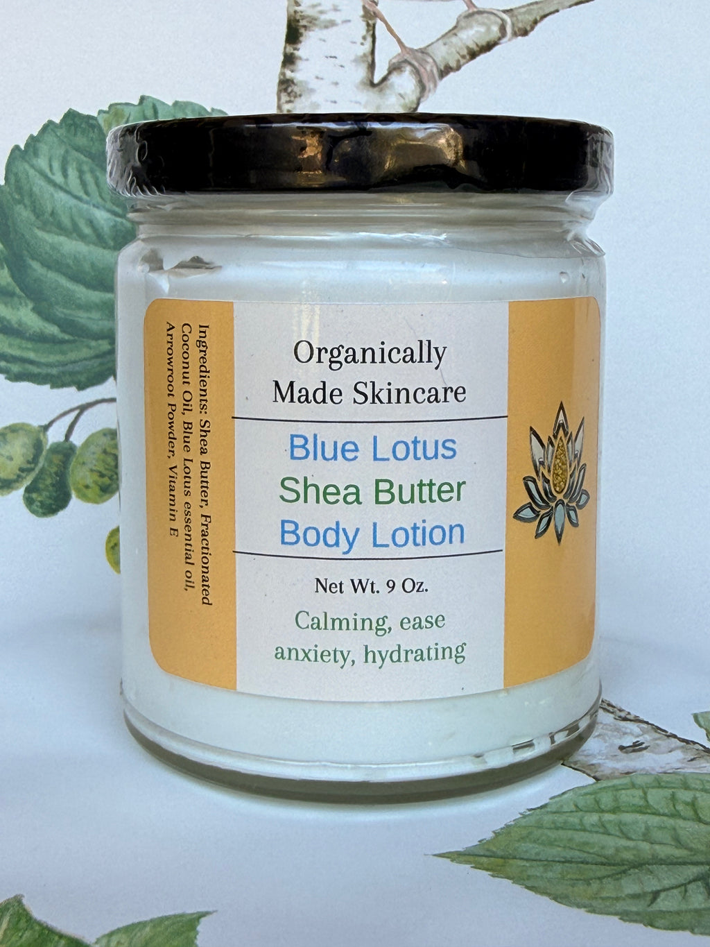 Blue Lotus Shea Butter 9 oz.