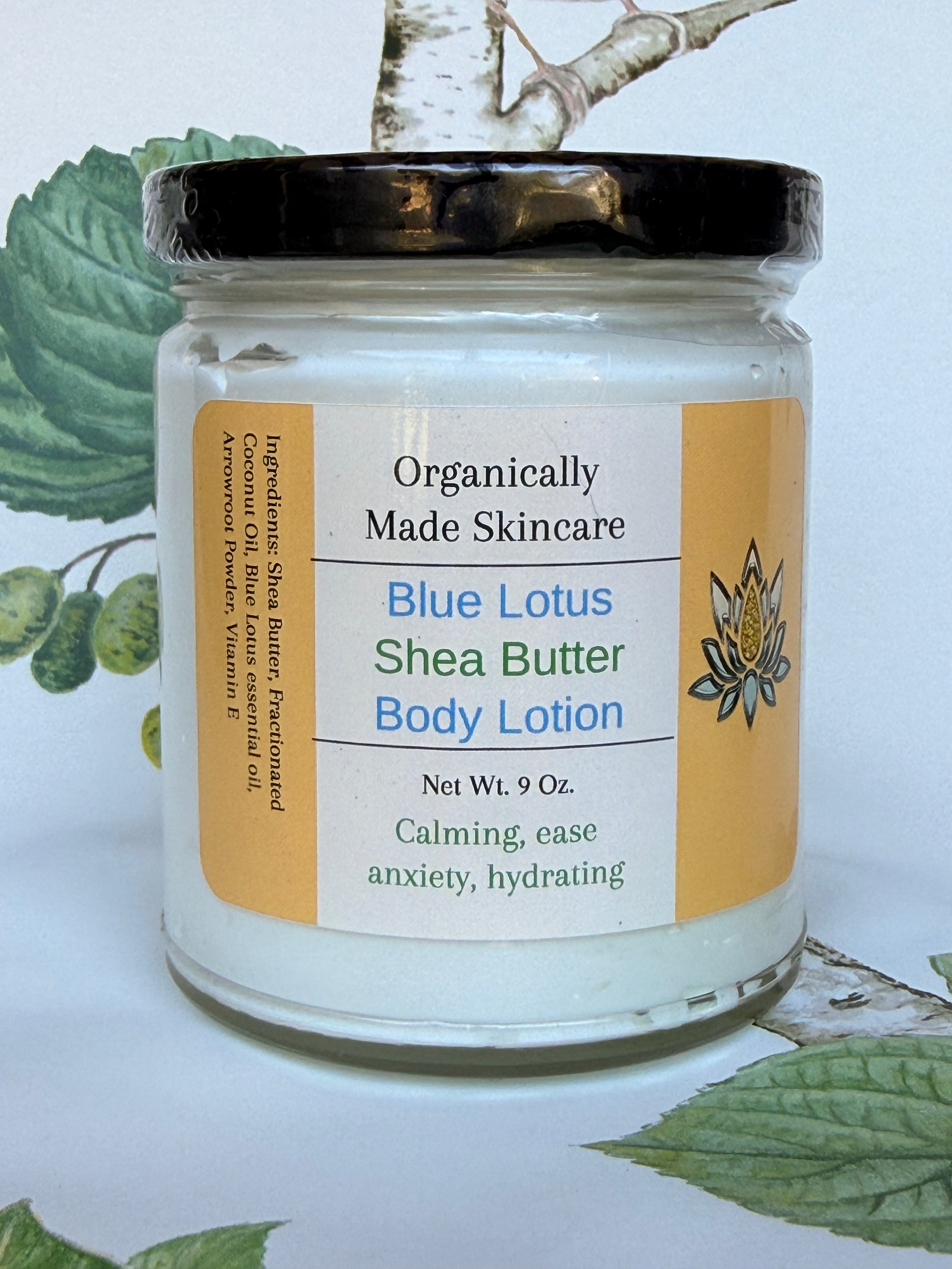 Blue Lotus Shea Butter 9 oz.