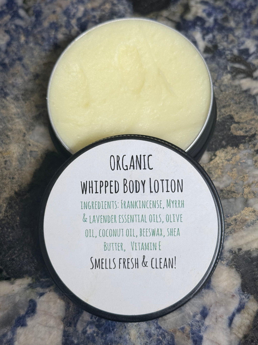 Organic Frankincense & Myrrh Whipped Body Lotion