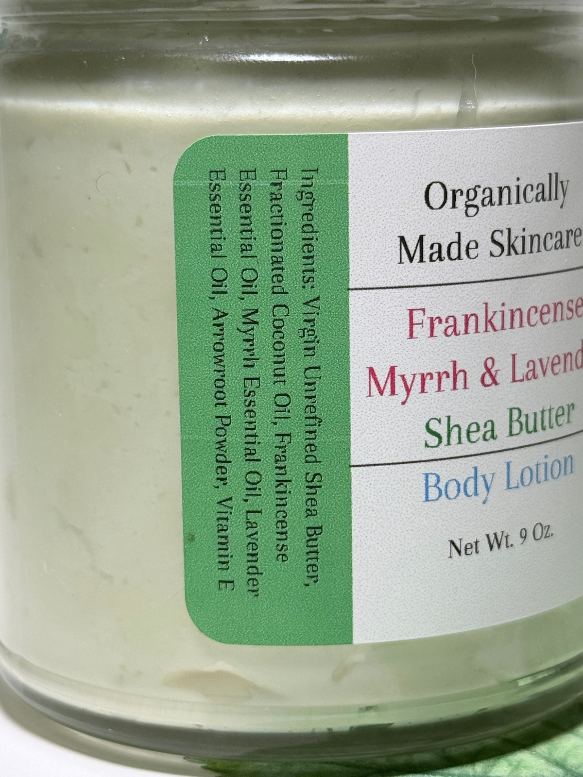Frankincense Myrrh & Lavender Mango & Shea Butter Airless Pump 3.4 oz